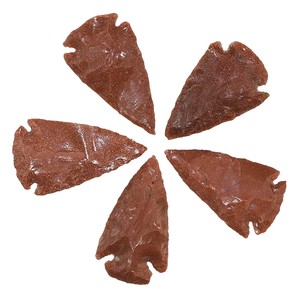 Pointe de flèche en pierre d'or rouge de haute qualité, pierre naturelle, gemme, agate, pointes de flèche de guérison, grossiste en pointes de flèche de guérison - Product Image 2