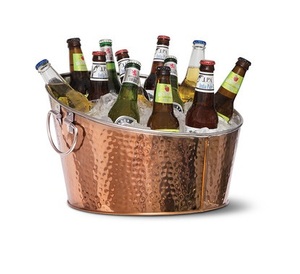 Bac à glace décoratif en acier inoxydable pour bouteilles de bière Fournitures de fête de mariage - Product Image 5