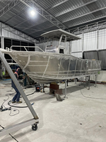 Yacht panga de croisière en aluminium sur mesure 5,56 m 6 passagers Moteur in-bord Console centrale