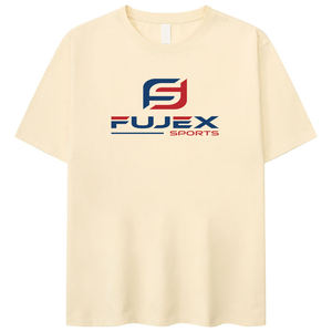 T-shirts surdimensionnés unisexes en mélange de coton de bambou biologique 100% de haute qualité 240 grammes - Product Image 4