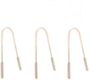 Best Selling Custom Ayurveda Copper Tongue Scraper Ayurvedic Tongue Cleaner Copper for Adults & Kids - Product Image 1