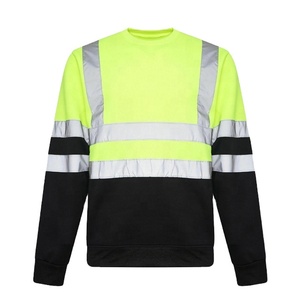 Sudadera de Seguridad de Alta Visibilidad, Camiseta de Cuello Redondo para Trabajo - Product Image 1