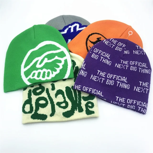 OEM Bonnet d'hiver personnalisé de haute qualité nouvelle mode doux adultes acrylique Jacquard étiquette d'impression complète chaud adulte manchette voyage - Product Image 3