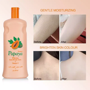 Crema Corporal de Papaya de 300 ml para Piel Oscura, Revitalizante de la Piel, Eliminación de Puntos Negros, Aclarante de Rodillas Oscuras y Cejas, Blanqueador para Piel Africana - Product Image 6