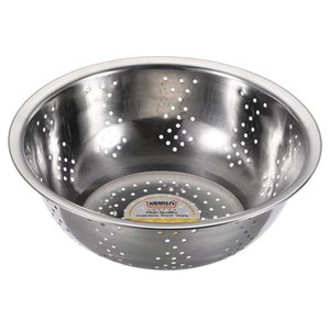 Ladila Stainless Steel Multipurpose <b>Colander</b> 24cm Round & Square American Style Without Pot Cover Durable <b>Metal</b> Kitchen Tool - Product Image 1
