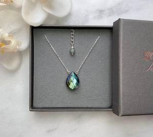 Magnifique collier en labradorite bijoux en argent sterling avec pierres précieuses collier chakra cadeau pour femme - Product Image 1