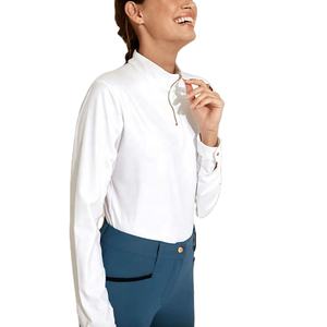 Camiseta de Manga Corta para Montar a Caballo a Bajo Precio, Camisas Ecuestres para Mujer con Logotipo Personalizado - Product Image 2