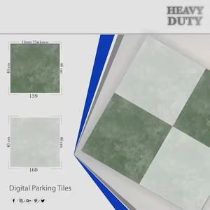 Fornecimento De Fábrica Heavy Duty Cerâmica Porcelana Exterior Estacionamento Ladrilhos 400x400mm Preço De Fábrica Do Fabricante Indiano - Product Image 3