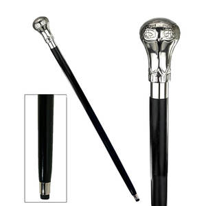 Bastón de Madera Natural con Mango de Alta Calidad con Acabado de Niquelado, Bastón para Caminar para Abuelos a Precio de Mayoreo desde India - Product Image 2