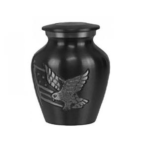 High Quality Brass Cremation <b>Keepsake</b> Urn With Gold Engraving And White Black Marble Finished For Human <b>Ashes</b>-Funeral Supply - Product Image 6