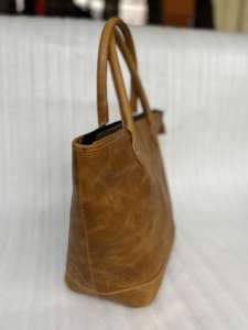 Bolso de Mano de Cuero Genuino de Gran Capacidad para Mujer, Estilo Ejecutivo, Vintage, de Alta Calidad, con Cierre de Cremallera Única - Product Image 2