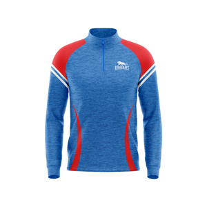 Usine directe personnalisée 1/4 quart de fermeture éclair vêtements gaéliques pour hommes GAA Hurling Halfzip top couche intermédiaire LGFA - Product Image 5