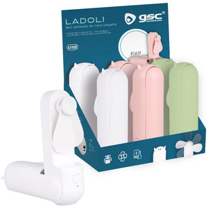 Mini ventilatore tascabile pieghevole ricaricabile tramite USB 0,5W (GSC 300010033) - Product Image 1