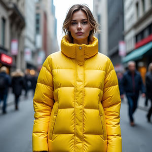 2024 moda abajo Puffer chaquetas acolchadas señoras Otoño Invierno cálido acolchado prendas de vestir exteriores mujeres acolchado burbuja abrigo femenino - Product Image 3