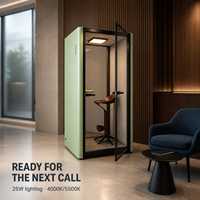 Cabine téléphonique acoustique insonorisée pour hôtel, salon, aéroport, espace de transit I-01-2
