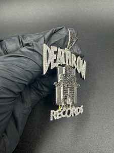 Pendentif personnalisé en moissanite noir et blanc avec logo et lettre, style hip-hop, en argent 925, bijoux fins, pendentifs et breloques - Product Image 5