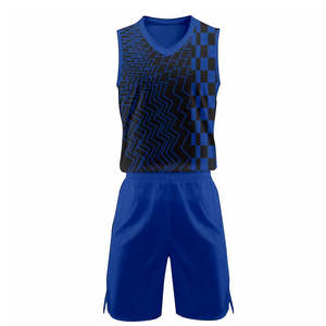 Ensemble de maillot et short de basket-ball respirant pour homme personnalisé, taille plus, 100% polyester, vêtements de sport, nouvelle arrivée - Product Image 3