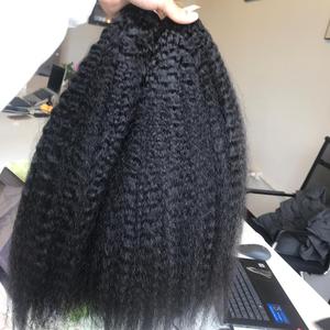 Extensiones de cabello de color natural recto Yaki cabello virgen vietnamita crudo paquetes rectos sedosos - Product Image 1