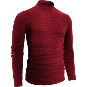 Pull en polyester à manches longues pour hommes Pull en polyester tricoté à la mode, respirant et à col rond - Product Image 6