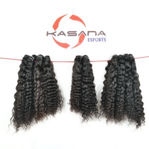 Paquete de cabello de mujer negra vietnamita natural sin procesar Cutícula alineada Procesamiento manufacturado Ninguno Cabello humano ondulado natural - Product Image 5