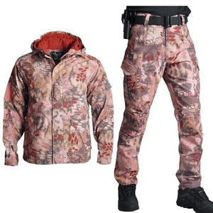 Ensemble de veste et de pantalon de chasse camouflage respirant et imperméable en softshell pour homme et femme, fabriqué au Pakistan - Product Image 5