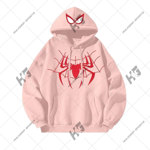 Sudadera con Capucha de Manga Larga con Estampado de Telaraña Estilo Gótico Occidental Otoño 2026 - Product Image 4
