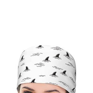 หมวกพยาบาลสไตล์ใหม่หมวกสำหรับแพทย์ใช้ได้ทั้งชายและหญิงหมวกสครับ - Product Image 6