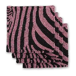 Sous-verres en gros élégants avec forme d'animaux en verre coloré perlés à la main étanches pour restaurants cafés mariages fêtes - Product Image 6