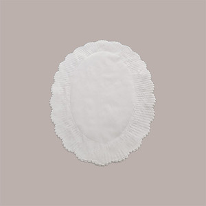 500 piezas 18x28cm Oval Underfried en relieve a prueba de grasa platos de papel blanco juego de tazones - Product Image 1
