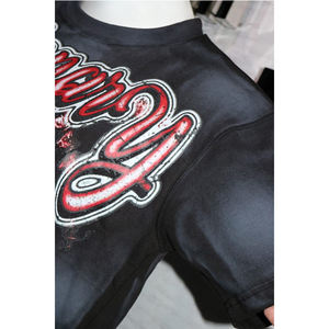 T-shirt vintage délavé à l'acide T-shirt streetwear surdimensionné unisexe Chemise en coton avec logo personnalisé Fournisseur OEM - Product Image 6