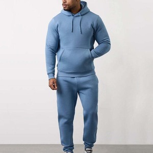 Ensemble de survêtement décontracté unisexe en coton 100% respirant avec cordon de serrage imprimé, pantalon de jogging surdimensionné - Product Image 1