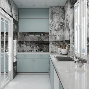 Llamativas baldosas de cerámica de porcelana esmaltada de 600x1200mm en negro para salas de estar contemporáneas, baldosas indias - Product Image 2