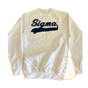 Sweat-shirt décontracté brodé de haute qualité personnalisé pour femmes Sigma Gamma Rho Automne/Hiver en molleton de coton écologique - Product Image 6