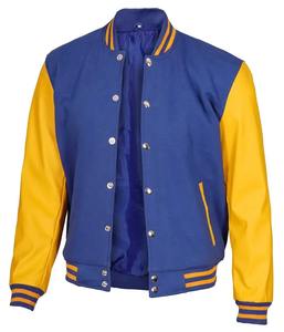 Chaqueta universitaria de béisbol informal a la moda al por mayor, chaqueta personalizada de algodón y poliéster con letras, chaqueta universitaria para hombre - Product Image 6