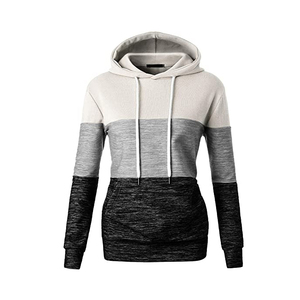 OEM Women's Warm Cotton Hoodies Solid Pattern Pullover Jacket with Zipper Collar Front Logo for <b>Winter</b>-<b>Top</b> Trending Low Price - Product Image 1