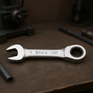 Chiavi Combinate a Cricchetto Cromate con Estremità Aperta e ad Anello - Product Image 3