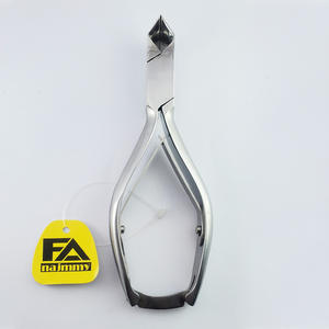 Pince à ongles à cuticules en acier inoxydable à double ressort en forme de lune avec lame incurvée pour les doigts de bébé - Product Image 5