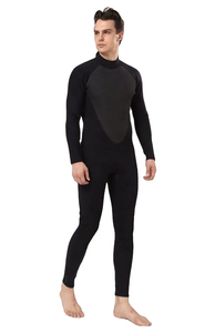 Traje de neopreno de cuerpo completo para hombre, traje de baño de manga larga para surf y buceo, tela elástica de secado rápido, equipo de natación para esnórquel - Product Image 4