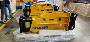 soosan Hydraulic Breaker sb 70 <b>box</b> type breaker suitable for excavators with 16-21 ton hammer for constructions and demolitions. - Product Image 5