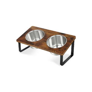 Assiettes de dîner en bois massif naturel de qualité supérieure Design de style campagnard pour bols et mangeoires pour animaux de compagnie-Export Seller - Product Image 1