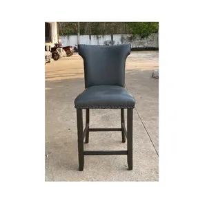 Top 1 Supplier Bar Chairs in Vietnam - Black PU Color Leather SWIVEL COUNTER CHAIR - 20.50 W x 24.50 D x 25 SH * 40.50 H