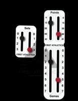 Compteur de points portable pour raquette de padel, montage facile, enregistreur de scores manuel, léger, durable, personnalisation OEM, couleur et taille personnalisables
