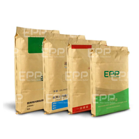Sacs tissés en papier kraft recyclables imprimés en héliogravure avec fermeture éclair, 20kg, 25kg, 50kg, multicolores, fabriqués au Vietnam, 100% PP vierge, directement du fabricant
