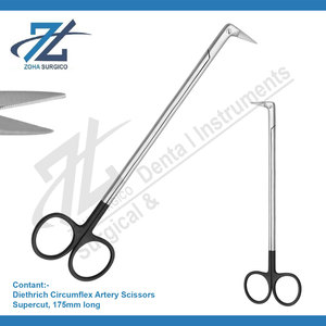 Diethrich Circumflex Artère Ciseaux Supercut Lm-175 Modèle 175mm Long Utilisation Chirurgie Générale - Product Image 2
