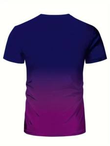 Véritable protection contre les éruptions cutanées florales pour hommes Chemise de surf élégante avec protection UV Top de yoga à séchage rapide Polyester/Nylon - Product Image 3
