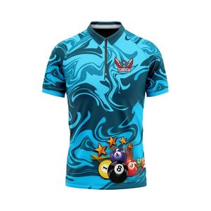 Haute Qualité Réversible Personnalisé Jersey Snooker Baseball Polo Populaire Mode 3D Motif Conception Imprimé Techniques - Product Image 3