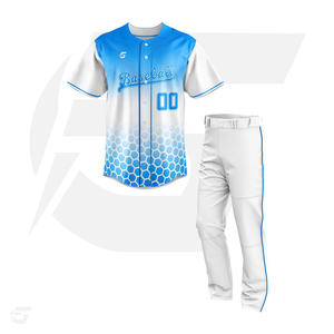 Camiseta de béisbol personalizada, superventas, uniformes de béisbol con impresión por sublimación y degradado, ropa barata para hombre, camisetas de Softbol - Product Image 1