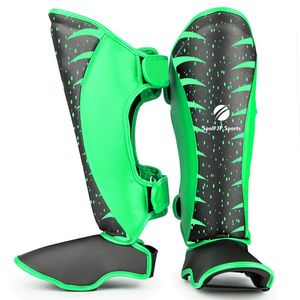 Prix de gros, protège-tibias de compétition de Muay Thai personnalisés, protection des jambes personnalisée, entraînement de kick-boxing, protège-tibias durable - Product Image 4