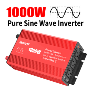 800W 1000W Peak Power 2000W 3000W 4000W Dc 12v 24v 48v 60v to Ac 110v 220v 230v Off Grid Pure <strong>Sine</strong> <strong>Wave</strong> Car Power <strong>Inverter</strong> - Product Image 5