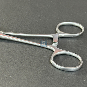 Pinzas de perforación de acero inoxidable Pinzas de esponja de 6 "con corte para un uso fácil Instrumento de perforación corporal hemostático - Product Image 3